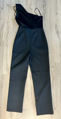 Ted Baker Orliie одно плечо комбинезон черный нам 0 новый с Ярлыками - Изображение 1 из 4