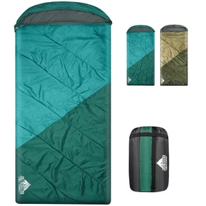 Sleeping Bag for Adults, Double and Single Size, Lightweight Portable Camping... - Picture 1 of 7
