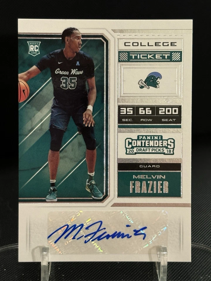 2018 Panini Contenders Draft Picks #88 Melvin Frazier Jr. AUTO - Image 1 of 2