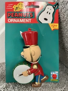Vintage Rare Kurt S. Adler Snoopy Charlie Brown Marching Band Drummer Ornament - Picture 1 of 4