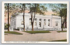 Roswell P. Flower Memorial Library Watertown NY UNP - Imagen 1 de 2