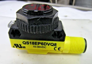 ✌️NEW BANNER ENGINEERING QS18EP6DVQ8 PHOTOELECTRIC SENSOR 10-30V DC (75228) - Picture 1 of 4
