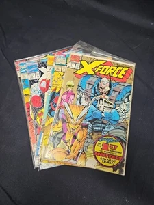 Konvolut 7 X-Force Comics #1, 4, 5, 7, 8, 10, 12, 13 1991-1992 Marvel  - Bild 1 von 15