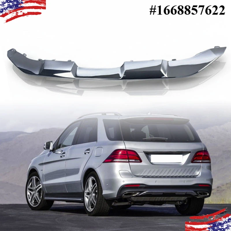 1X Rear Bumper Cover Lower Molding For Mercedes-Benz GLE/S 1668857622 Chrome NEW - Изображение 1 из 4