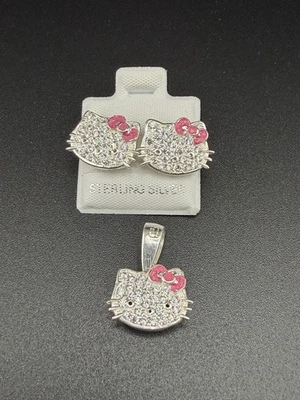 Hello Kitty Earings And Chain Pendant - Image 1 of 3