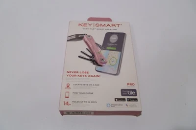 NEW Keysmart KS411-ROS Pro Smart Key Organizer Tile Location Tracking ROSE GOLD - Image 1 of 4