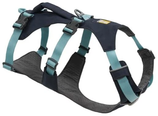 , Flagline Dog Harness, Lightweight and Reflective, Large/X-Large Basalt Gray - Image 1 of 4