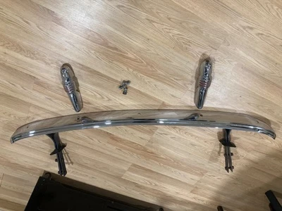 1941 Lincoln continental zephyr rear bumper, bumperettes and brackets - Image 1 of 4