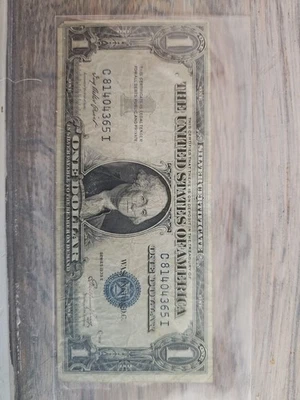 1935 E Fancy Serial Number One Dollar Bill - Image 1 of 2