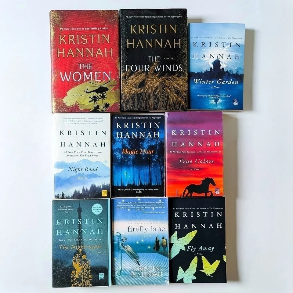Lot of 9 KRISTIN HANNAH Books Novels - Mixed Hardcover + Paperback *EXCELLENT* - Image 1 of 4