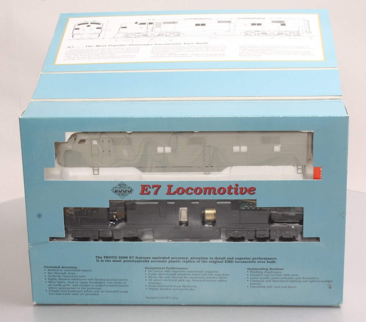 PROTO 2000 PB & E7B Locomotive HOスケール　２箱 HO Scale Proto 2000 21086 SAL Seaboard Air Line EMD E7B