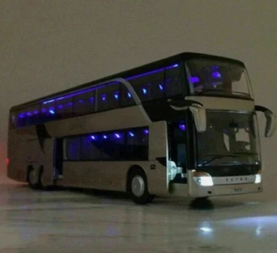 Stadt Reisebus Spielzeug Modell Fahrzeug Ride A Kutsche 1:32 Maßstab Kinder Toy - Bild 1 von 4