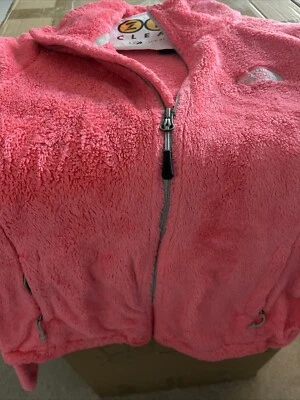 north face fleece jacket womens size small Orange Color - Image 1 of 4
