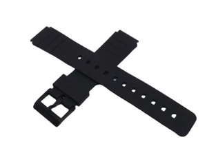 Genuine Casio Watch Strap Band for MQ-104 MQ-24 Original 71604416 BLACK - Picture 1 of 4