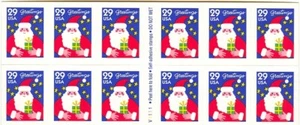 USA BOOKLET SC# 2873A CHRISTMAS/SANTA $0.29c. - 12 S.A. MNH - PL# V1111 - Picture 1 of 2