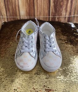 Michael Kors Toddler Girl’s Shimmer Sneakers Shoes Size 5