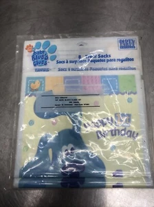 Blues Clues  1st Birthday Treat Sacks Officially Licensed 8 pcs - Picture 1 of 4