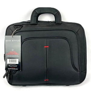 Eco Laptop Case Style Tech Pro 16" Top Load  Black Checkpoint Friendly w/ Tags - Picture 1 of 15