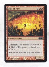 Magic: MTG: M2013: Foil: Wall of Fire