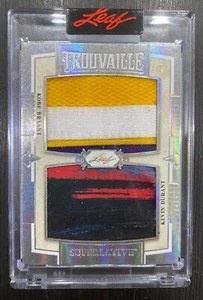 Kobe Bryant Durant 2023 Leaf Superlative Trouvaille Game Used Jersey Patch #2/2 - Picture 1 of 2