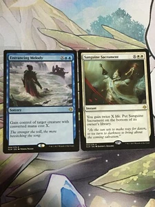 C6094 MAGIC MTG IXALAN ENTRANCING MELODY SANGUINE SACRAMENT LP RARE - Picture 1 of 22