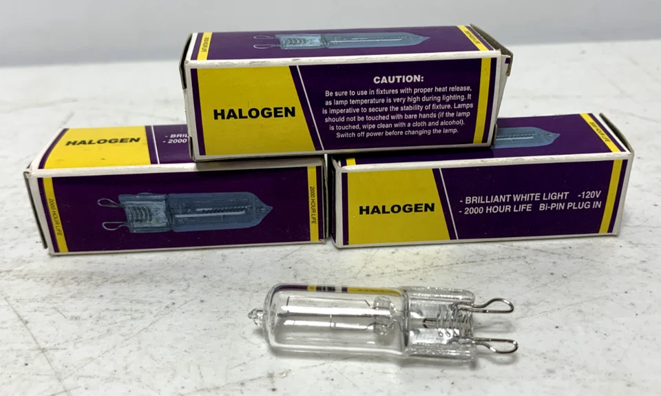 G9 Bulb 120V 34W Bi-Pin Plug-In (lot of 3) - Image 1 of 4