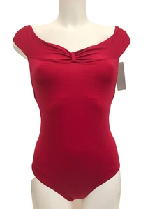 Traje de baño HUIT All I Want rojo 32C con aros fuera del hombro traje de baño - Imagen 1 de 9