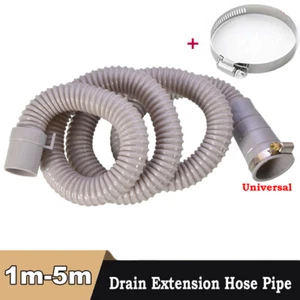 1-5m Universal Washing Machine Dishwasher Drain Waste Outlet Extension Hose Pipe - Picture 1 of 13