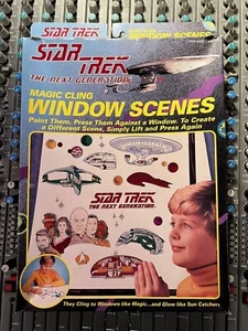 1993 Star Trek The Next Generation Magic Cling Window Scenes Unopened - Picture 1 of 2