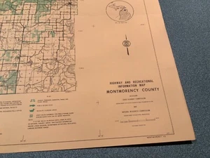 1974 South - Menominee County Michigan DNR Highway & Recreation Information Map - Picture 1 of 2