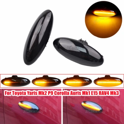 Luz de señal de giro marcador lateral para Toyota Corolla 03.2007 2008 2009-06.2010 Foto 1 de 4