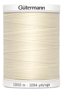 Gütermann Allesnäher 1000m Fb. 802 - hell beige Nähgarn nähen (Preis=1 Rolle) - Bild 1 von 1