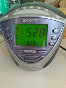 Sony ICF-CD843V Dream Machine Alarm Clock AM/FM Radio CD Player - Picture 1 of 7