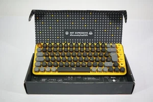 Logitech POP Keys Bluetooth, kabellose Tastatur DEUTSCH QWERTZ BLAST GELB - Bild 1 von 1