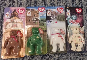4er SET RONALD McDONALD HOUSE CHARITIES BÄREN -TY BEANIE BABYS 1999 NEU - Bild 1 von 10