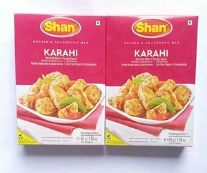 Shan Karahi 2 x 50g Seasoning Mix total: 100g Stir Fried in Tomato Sauce - Picture 1 of 10