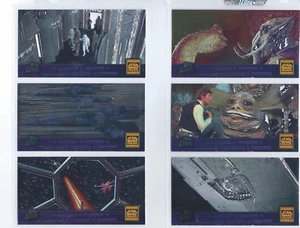 1997 Star Wars Widevision Trilogy SE (Hobby) Laser Cut Set - Komplett LC1-LC6 - Bild 1 von 2