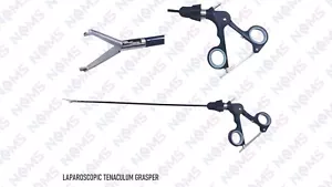5mm x 330mm SS Laparoscopic Tenaculum Grasper Forceps 1 Pcs Surgical Instruments - Picture 1 of 11