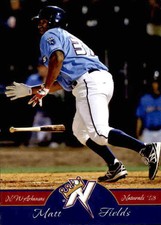 2013 Northwest Arkansas Naturals Grandstand #9 Matt Fields Seattle Washington WA