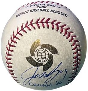 Jason Bay signed Official Rawlings 2006 World Baseball Classic Baseball Canada - Picture 1 of 1