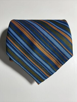 Винтажные галстуки - Cutlon на резак галстук - 1960 - полиэстер галстук - золото и синий - Изображение 1 из 4