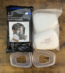 6001 Cartucce Filtro per Respiratore (Confezione da 2) Comp con 6200, 620, 6800, 7502 - Foto 1 di 3