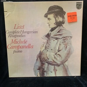 LISZT Complete Hungarian Rhapsodies CAMPANELLA piano - PHILIPS ST 4LP BOX SEALED - Picture 1 of 2
