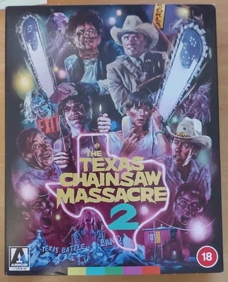 The Texas Chainsaw Massacre 2 - 4K UHD + Blu-ray Limited Edition Arrow Box Set - Image 1 of 4