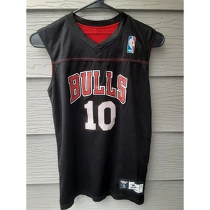 BULLS NBA Reversible Jersey #10 Size Youth Medium - Picture 1 of 10