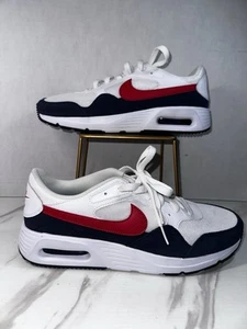 Nike Air Max SC Hombres Zapatos Talla 9.5 Blanco/Rojo Universitario-Obsidiana - ¡Excelente Estado! - Imagen 1 de 11