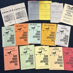 16 Vintage Auction Catalogs 70’s 80’s Iron Horse, JP Bittner, Etc  - Picture 1 of 3