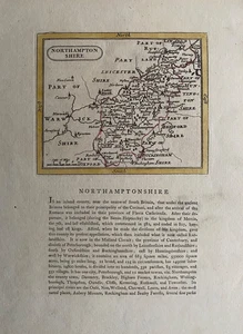1787 Antique Map; Northamptonshire after Grose - Picture 1 of 2