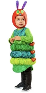 Disfraz de Halloween La Oruga Muy Hambrienta 2T Colorido Peluche Túnica y Sombrero NUEVO - Imagen 1 de 6