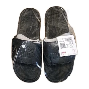 PUMA Cool Cat 2.0 Men's Slides, Black, Size US 11 - Picture 1 of 4
